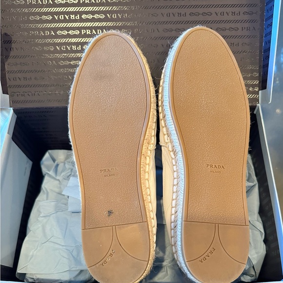 Prada espadrilles, white, size 38 - Picture 2 of 6